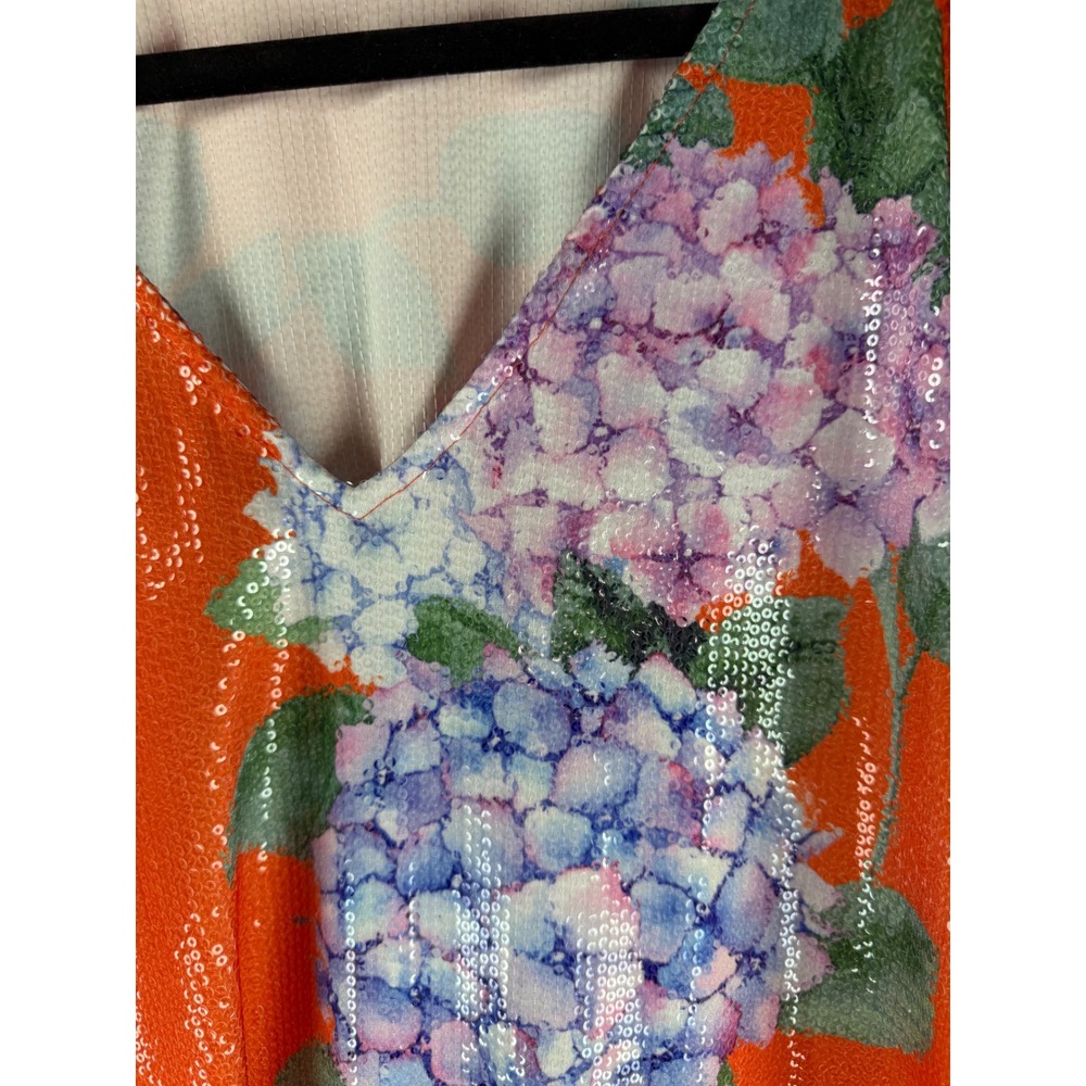 Tela‎ Luxury Mercantile Fiesta & Siestas Mini Sequin Hydrangea Floral Dress - Picture 3 of 7